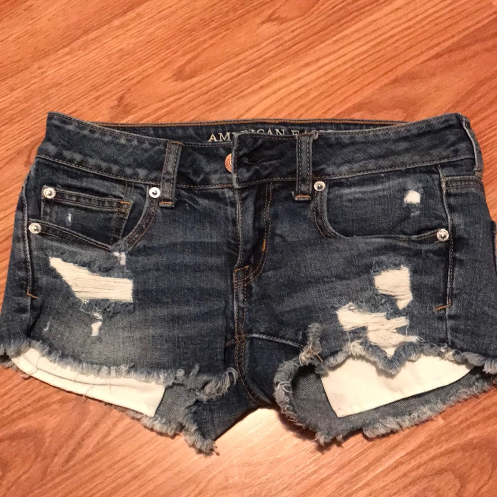 AE short shorts.